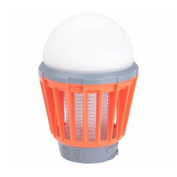 Extol - LED Портативна лампа з ловцем комах LED/3W/2000 mAh/3,7V IPX6