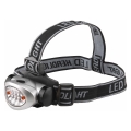 Extol - Налобний світлодіодний ліхтар LED/3xAAA чорний/срібний