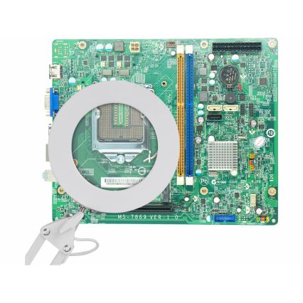 Extol - Настільна LED лампа з регулюванням яскравості та з лупою LED/8W/5V 2900/4500/7500K білий