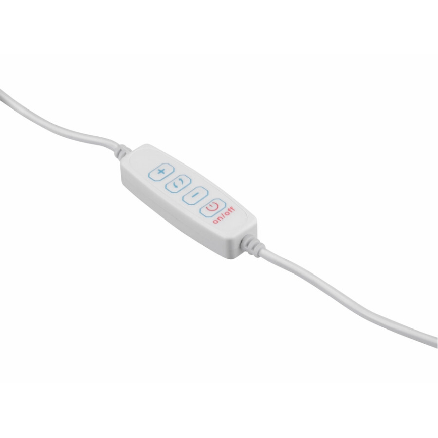 Extol - Настільна LED лампа з регулюванням яскравості та з лупою LED/8W/5V 2900/4500/7500K білий