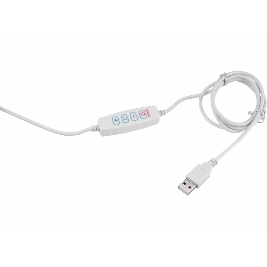 Extol - Настільна LED лампа з регулюванням яскравості та з лупою LED/8W/5V 2900/4500/7500K білий