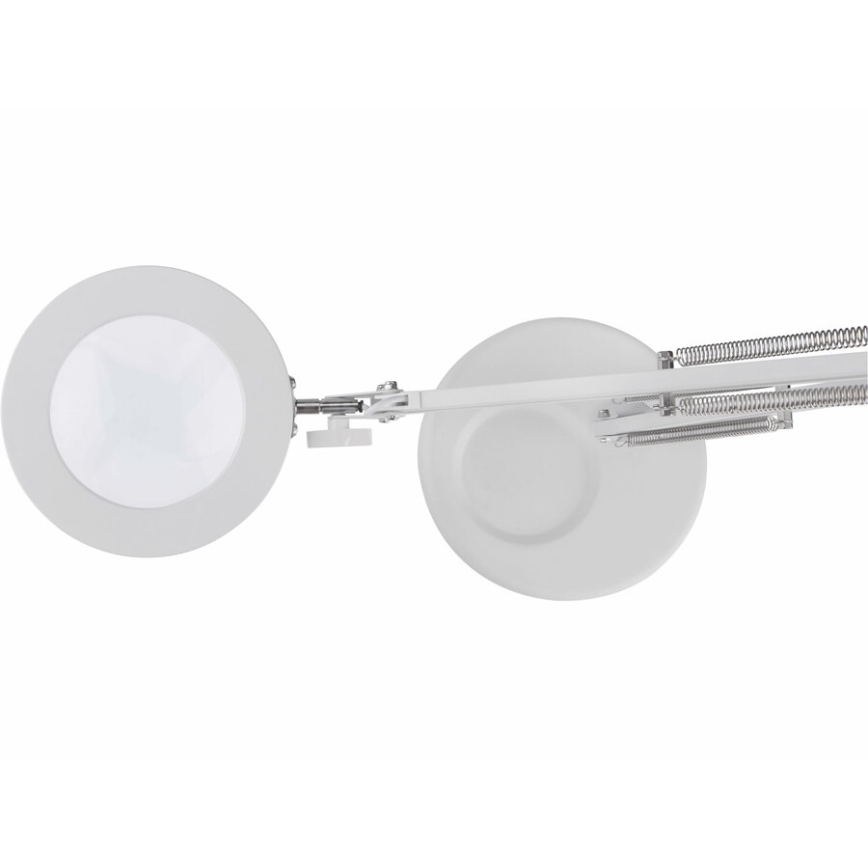 Extol - Настільна LED лампа з регулюванням яскравості та з лупою LED/8W/5V 2900/4500/7500K білий