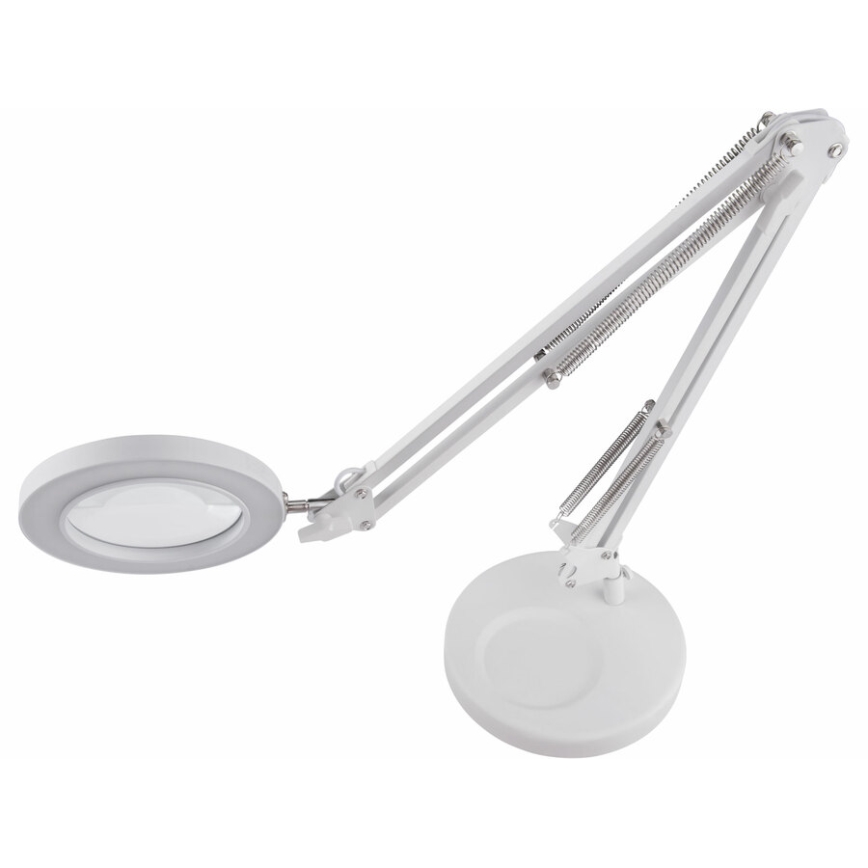 Extol - Настільна LED лампа з регулюванням яскравості та з лупою LED/8W/5V 2900/4500/7500K білий