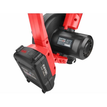 Extol Premium - Аккумуляторная воздуходувка 2в1 2000 mAh 20V