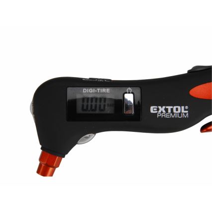 Extol Premium - Цифровой шинный манометр с LCD-дисплеем и светодиодной подсветкой 5в1 2xAAA