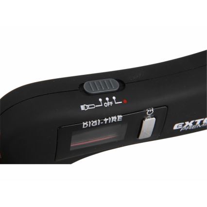 Extol Premium - Цифровой шинный манометр с LCD-дисплеем и светодиодной подсветкой 5в1 2xAAA