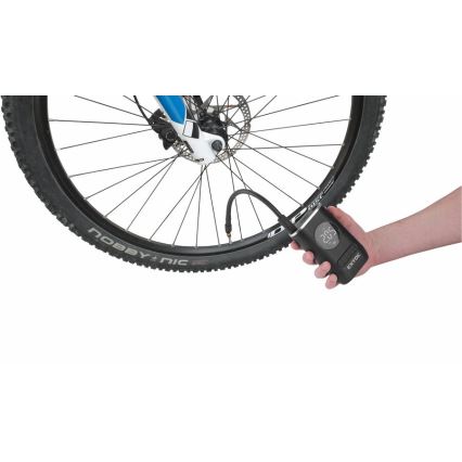 Extol Premium - Цифровой карманный компрессор 4000 mAh 7,4V черный