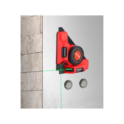 Extol Premium - Лазерний кутник 90° з електричним присосним модулем 5V/1000 mAh