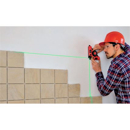 Extol Premium - Лазерный угольник 90° с электрическим присосным модулем 5V/1000 mAh