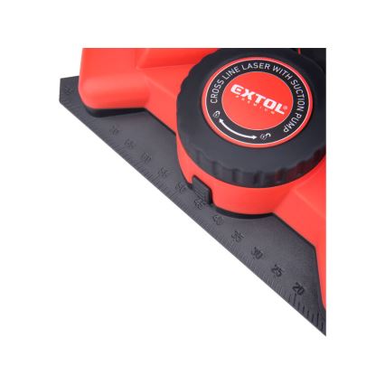 Extol Premium - Лазерный угольник 90° с электрическим присосным модулем 5V/1000 mAh