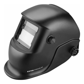 Extol Premium - Маска сварщика с автоматическим затемнением черный
