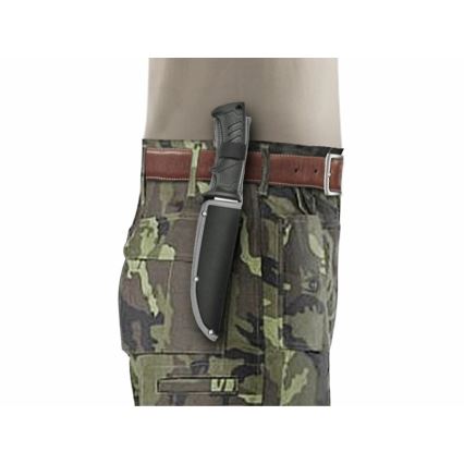 Extol Premium - Мисливський ніж чорний/нержавіюча сталь 14,5 см