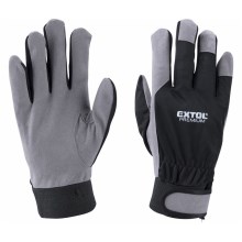 Extol Premium - Рабочие перчатки размер 10" серые/черные