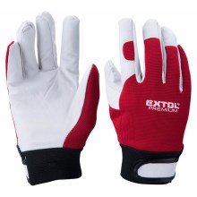 Extol Premium - Рабочие перчатки размер 10" красный/белый