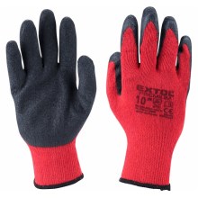 Extol Premium - Робочі рукавиці розмір 10" червоний/сірий