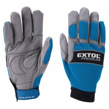 Extol Premium - Робочі рукавиці розмір 10" синій/сірий