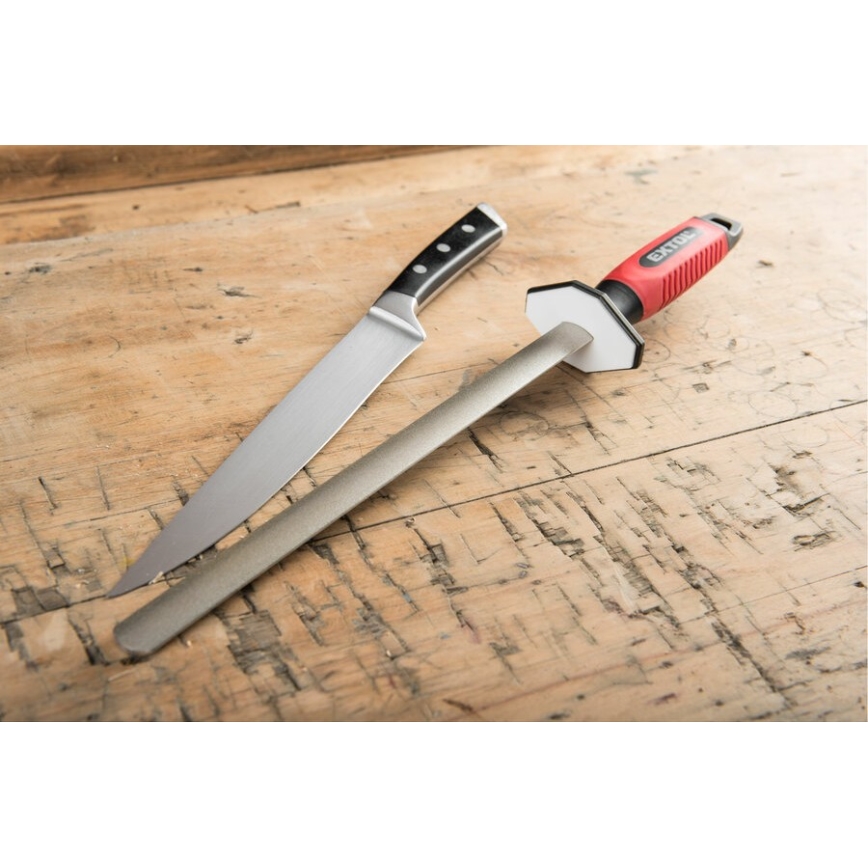 Extol Premium - Оселок з алмазним порошком 26 см P400