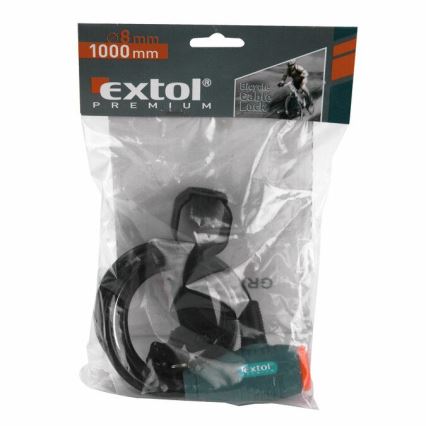 Extol Premium - Велозамок тросовий 8x1000 мм