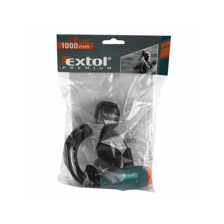 Extol Premium - Велозамок тросовий 8x1000 мм