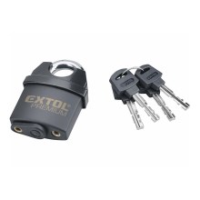 Extol Premium - Водонепроникний навісній замок 50 мм чорний
