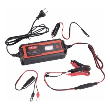 Extol Premium - Зарядное устройство для автомобильного аккумулятора 9-ступенчатый 6/12V 4A IP65