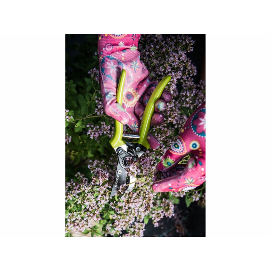 Extol - Рабочие перчатки размер 7 розовые