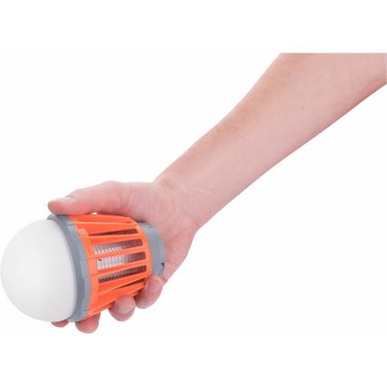 Extol - Светодиодная переносная лампа с ловушкой для насекомых LED/3W/2000 mAh/3,7V IPX6
