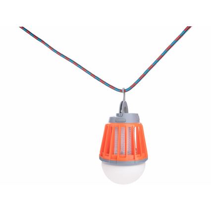 Extol - Светодиодная переносная лампа с ловушкой для насекомых LED/3W/2000 mAh/3,7V IPX6
