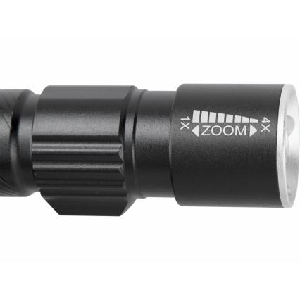 Extol - Светодиодный аккумуляторный фонарь LED/3W/450 mAh/3,7V черный