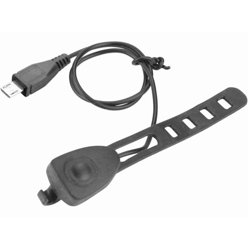 Extol - Світлодіодний акумуляторний ліхтарик з клаксоном для велосипеда LED/5W/1200 mAh/3,7V IPX4