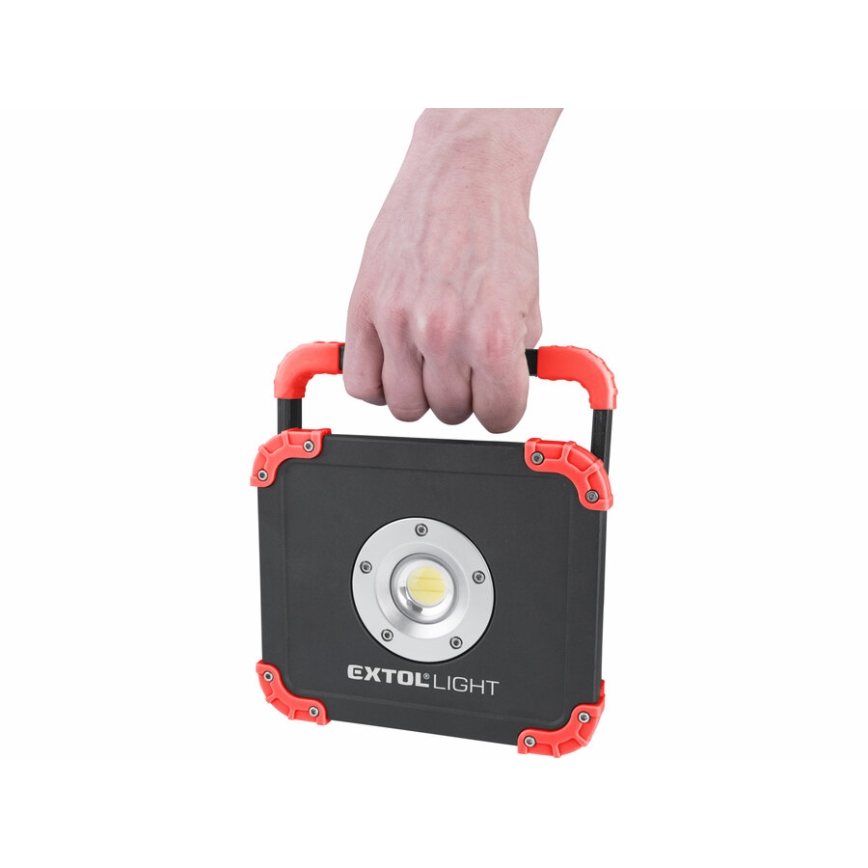 Extol - Світлодіодний акумуляторний прожектор LED/20W/6600 MAh/3,7V IP54