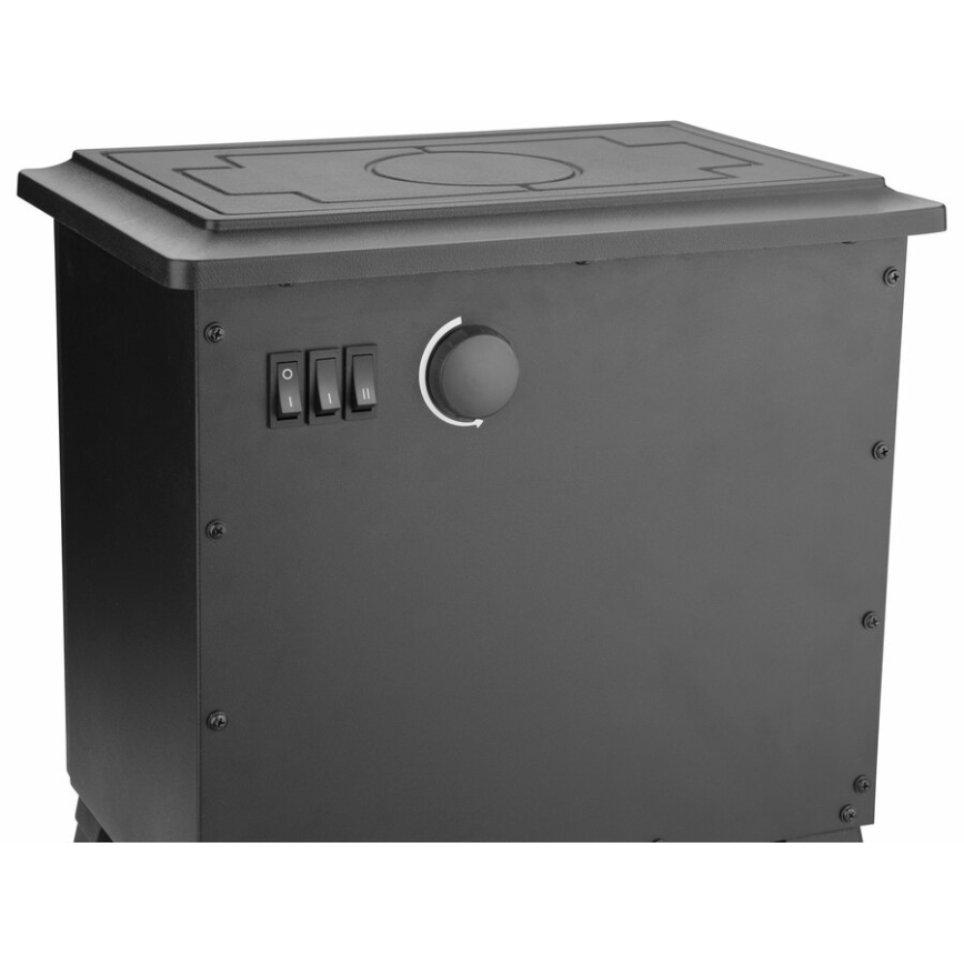 Extol - Світлодіодний електрокамін з підігрівом LED/1800W/230V 40,6x35,5 см