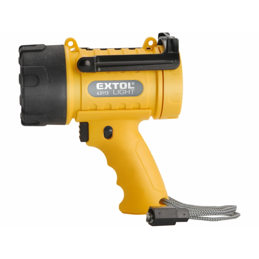 Extol - Світлодіодний ліхтар LED/5W/4xAA IP67 жовтий/чорний