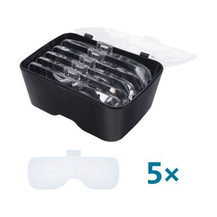 Extol - Заряджувані окуляри з вбудованою лупою та LED-підсвіткою/300 mAh