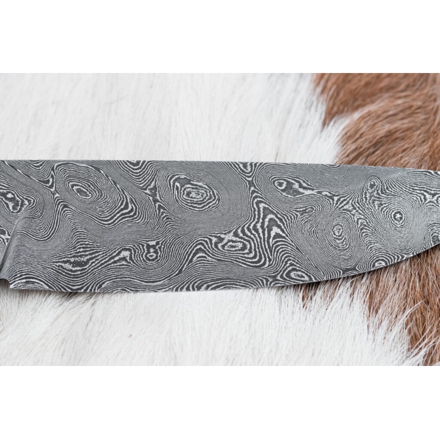 Ексклюзивний ніж з дамаської сталі 12 см бокоте/гебан (чорне дерево)