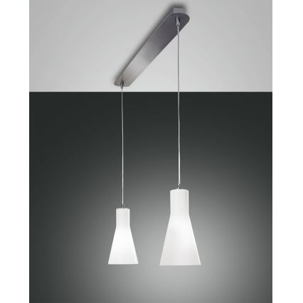 Fabas 2753/46/138 - Підвісна люстра DIANA 2xE27/60W/230V