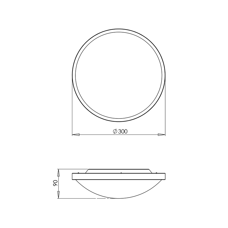 Fabas 2866/61/178 - Потолочный светильник для ванной комнаты PLAZA 2xE27/42W/230V IP41