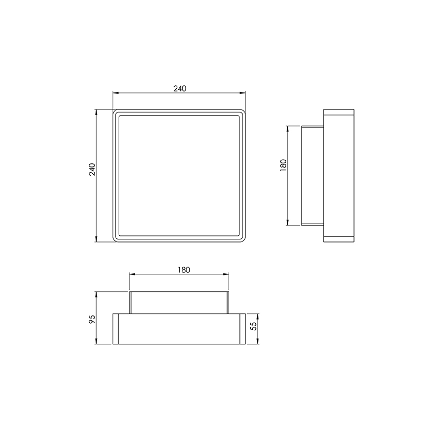 Fabas 3225/61/102 - Технический светильник с датчиком OBAN 1xE27/42W/230V IP65