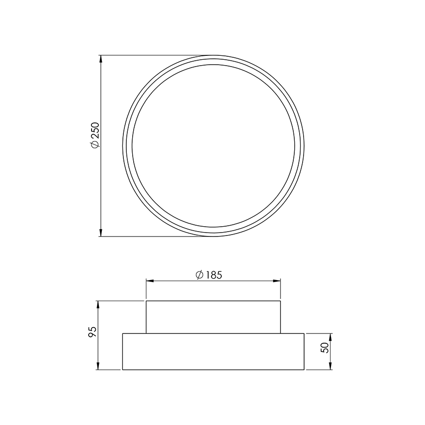 Fabas 3229/61/102 - Робоче світло HATTON 1xE27/42W/230V IP65