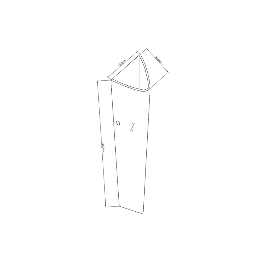 Fabas Luce 2523-21-102 - Настенный светильник DEDALO 1xE27/75W/230V белый