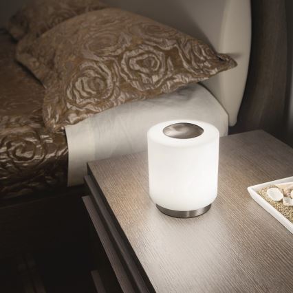 Fabas Luce 3257-30-178 - Світлодіодна регульована настільна лампа SIMI LED/8W/230V матовий хром