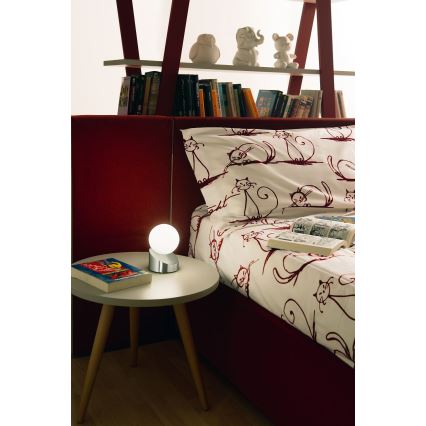 Fabas Luce 3360-30-178 - Світлодіодна сенсорна регульована настільна лампа GRAVITY LED/5W/230V матовий хром