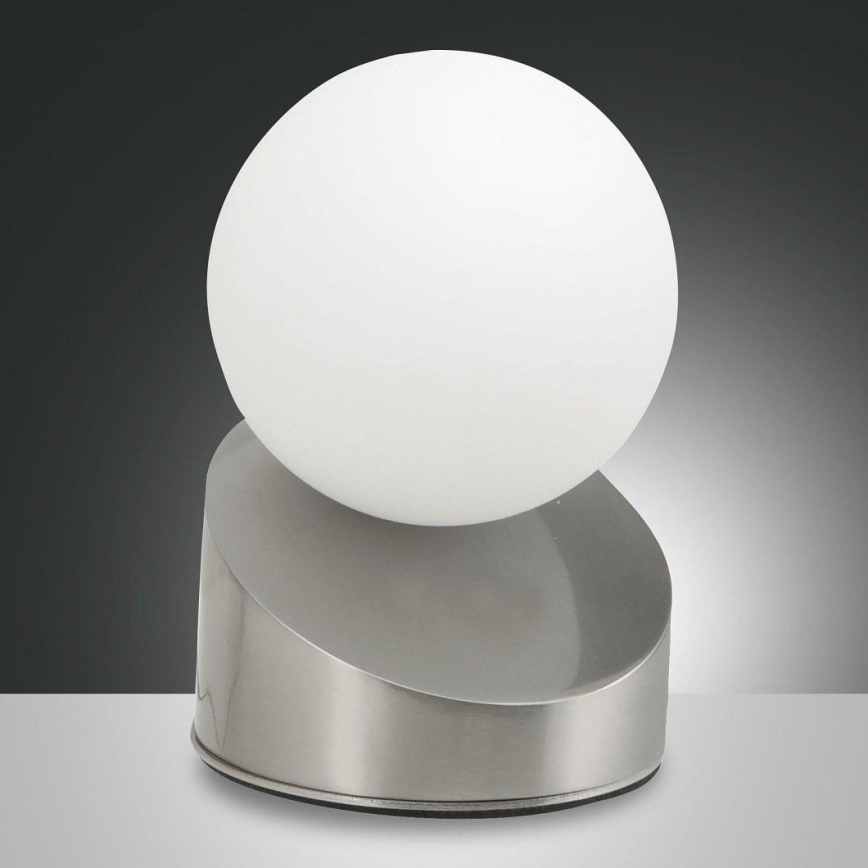 Fabas Luce 3360-30-178 - Светодиодная сенсорная настольная лампа с диммером GRAVITY LED/5W/230V матовый хром