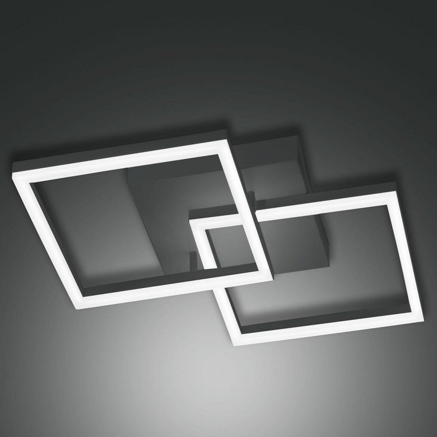 Fabas Luce 3394-22-282 - Светодиодный потолочный светильник с регулированием яркости BARD LED/39W/230V 3000K антрацит