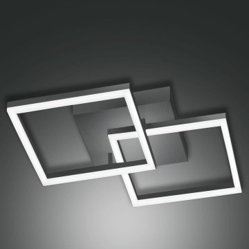 Fabas Luce 3394-29-282 - Светодиодный потолочный светильник с регулированием яркости BARD LED/39W/230V 4000K антрацит