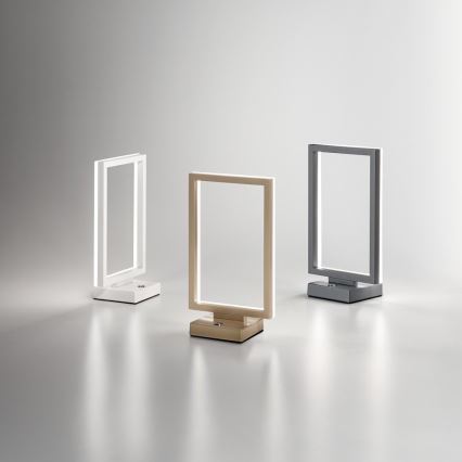 Fabas Luce 3394-30-102 - Светодиодная настольная лампа с регулированием яркости BARD LED/15W/230V белый