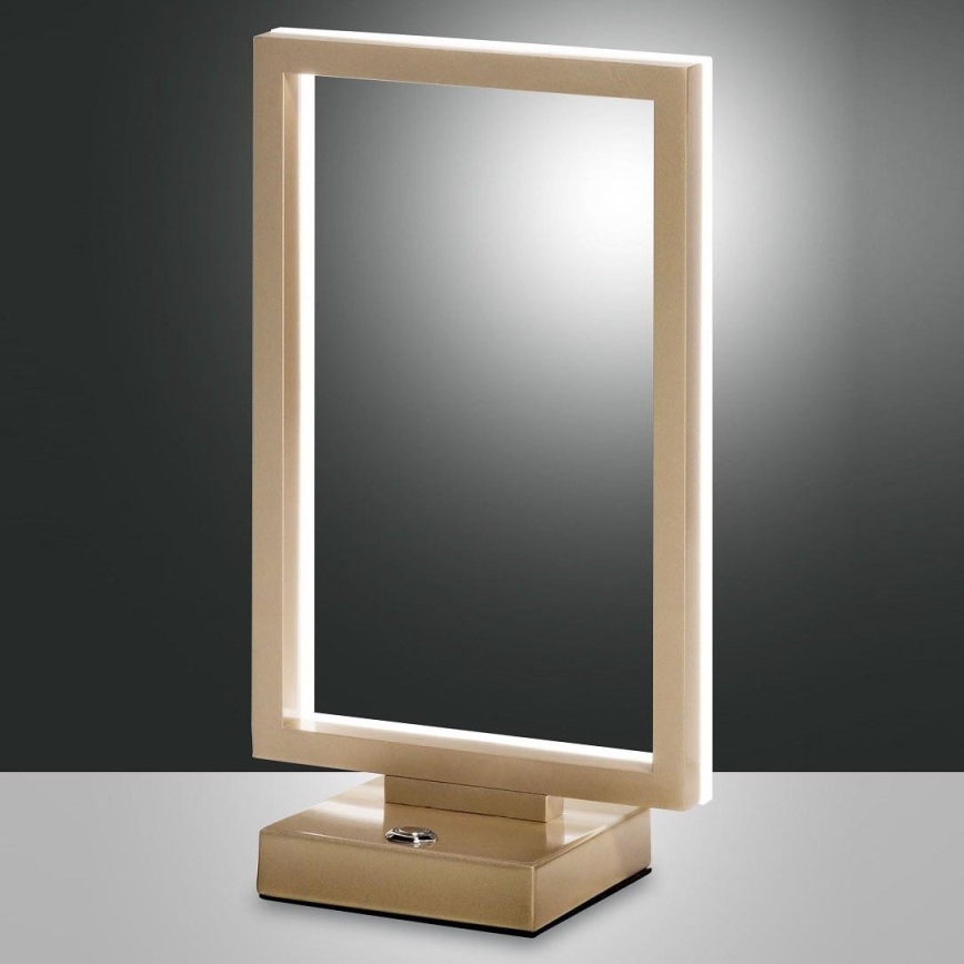 Fabas Luce 3394-30-225 - Светодиодная настольная лампа с регулированием яркости BARD LED/15W/230V золотистый