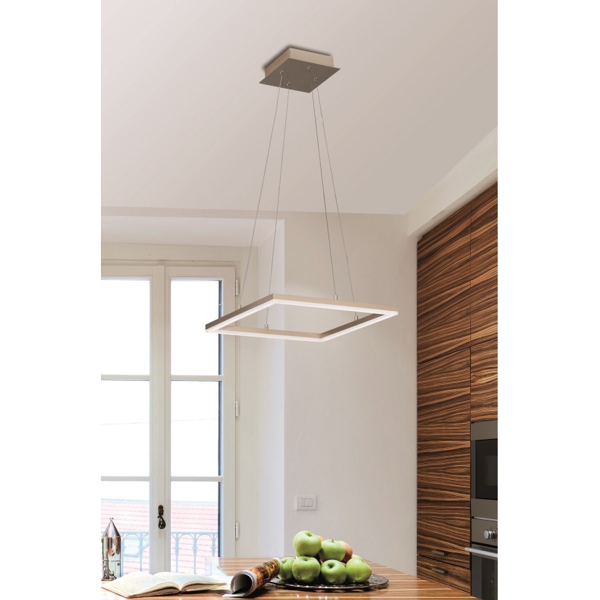 Fabas Luce 3394-40-225 - Светодиодная подвесная люстра с регулированием яркости BARD LED/39W/230V золотистый