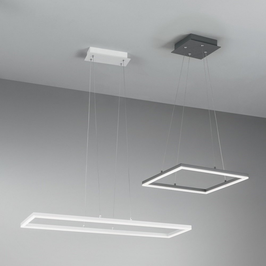 Fabas Luce 3394-43-102 - Светодиодная подвесная люстра с регулированием яркости BARD LED/52W/230V 4000K белый