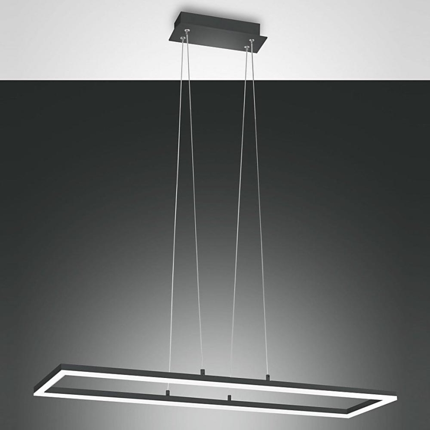 Fabas Luce 3394-45-282 - Светодиодная подвесная люстра с регулированием яркости BARD LED/52W/230V 3000K антрацит